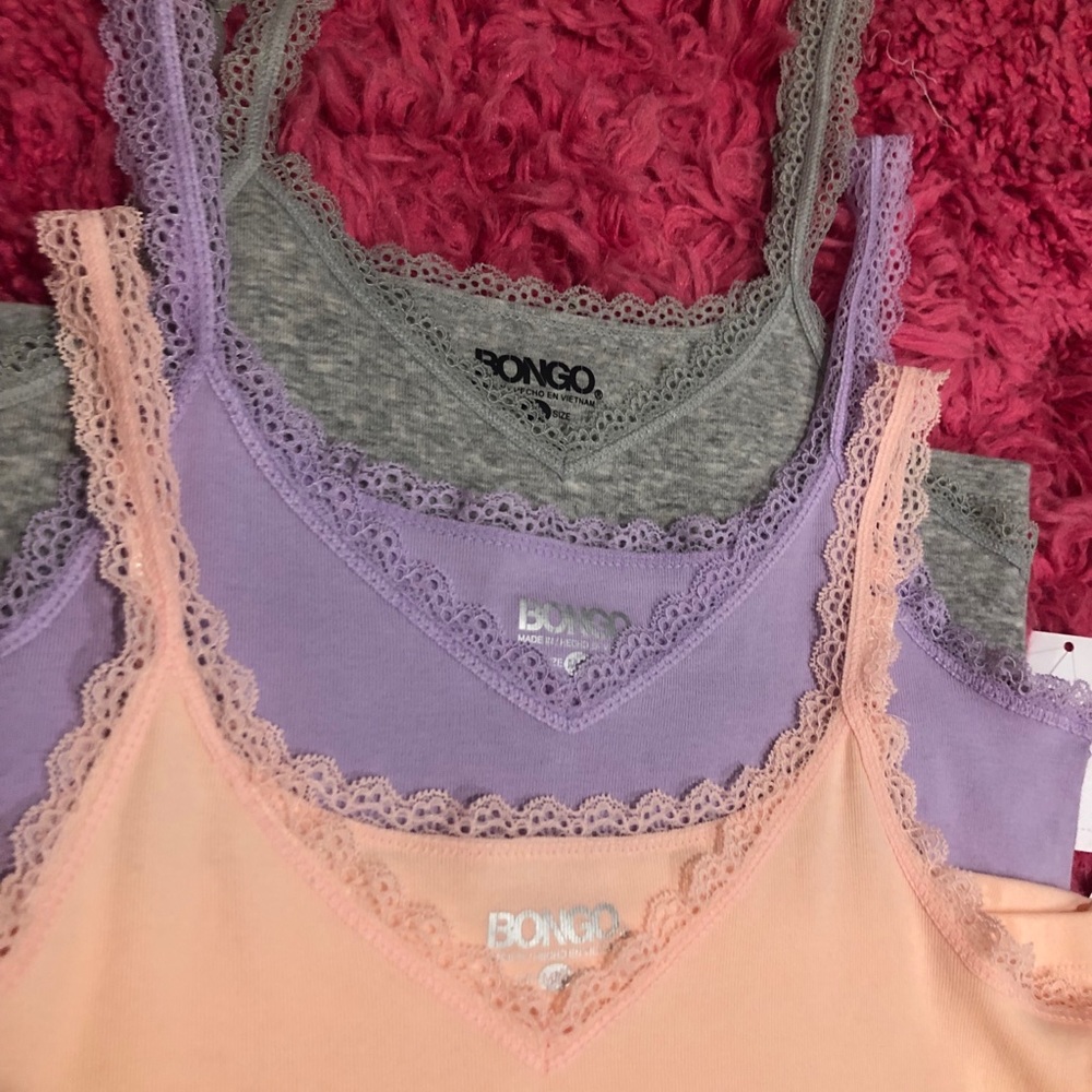 ❤️SALE❤️set of 3 grey lavender and pale pink